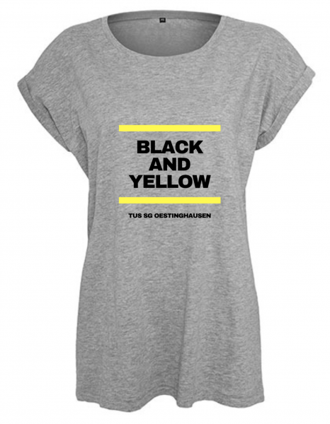 Shirt Oestinghausen Women Black and Yellow grau